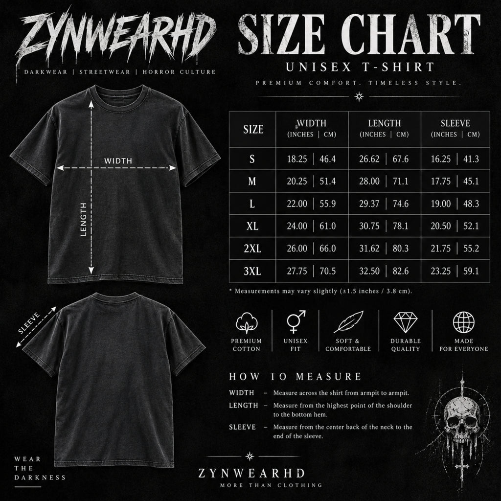 Vintage Slasher Horror T-Shirt – Black Gildan 5000 Graphic Tee