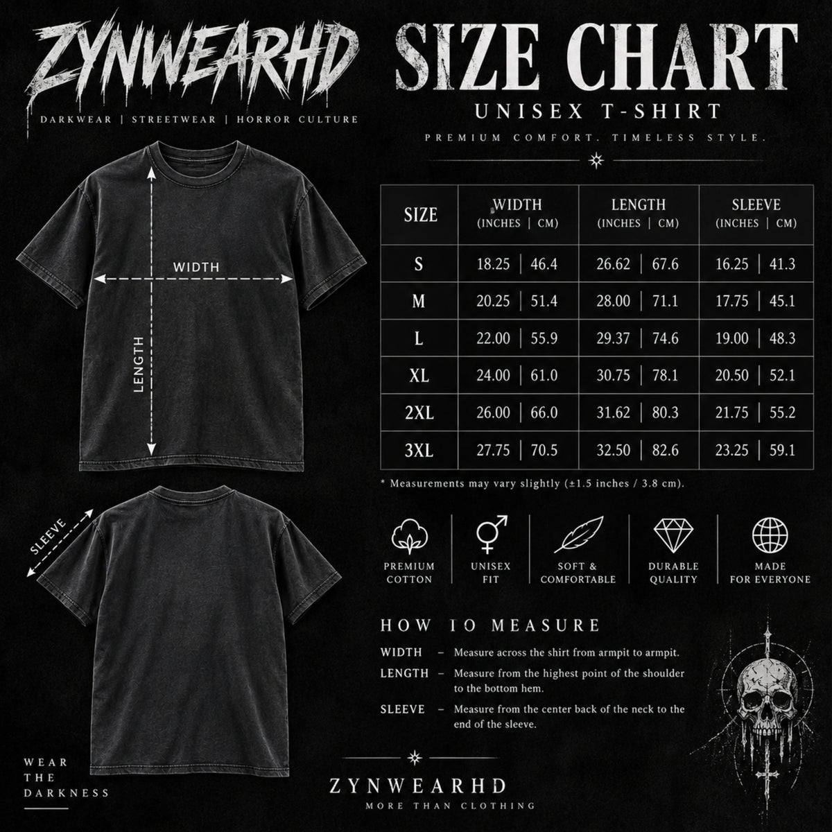 Vintage Slasher Horror T-Shirt – Black Gildan 5000 Graphic Tee